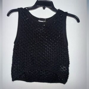 Olive & Oak Black Knit Top